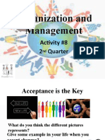 Organization and Management: Activity #8 2 Quarter