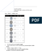 Nickel: Iron + Nickel Stainless Steel