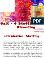 Staffing and Directing PDF