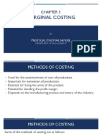 Chapter 5 Marginal Costing