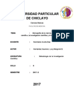 Monografia Sobre La Ciencia y La Investi