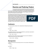 Recognizing Reactions and Predicting Products 116: Combination