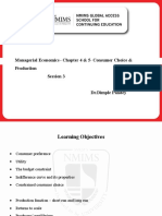 Managerial Economics - Chapter 4 & 5-Consumer Choice & Production Session 3