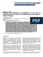 Practice and Challenges of Villagization, in The Case of Selected Woreda of Assosa Zone, Benishangul-Gumuz Region, Western Ethiopia