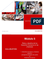 Curso DDHH Halliburton - Módulo 5