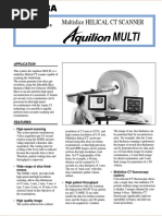 Multi: Multislice Helical CT Scanner