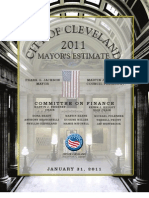 2011 Mayors Estimate BDGT CLE OH