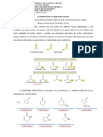 Resumo Das Reações Dos Compostos Carbonilados