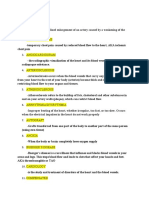 Cardiology Vocabulary