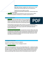 Characteristics of Human Rights