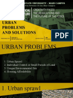 Urban Problems and Solutions