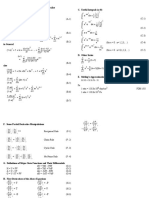 Some Possibly Useful Formulas: A. Taylor-Mclauren Series C. Useful Integrals (X 0)