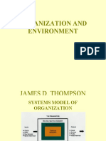 Organization and Environment