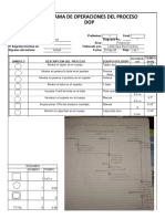 Formato Diagrama de Operaciones de Proceso DOP