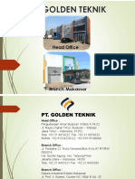 Company Profile PT - Golden Teknik