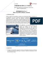 Guía Virtual 3 - Dilatación Lineal - Física Calor Ondas