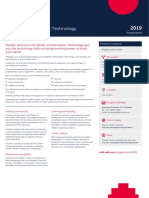 mc208 Master of Information Technology Course Brochure