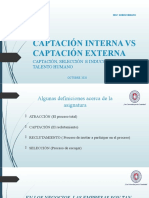 Captación Interna VS Captación Externa