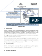 Ética Profesional CFI Programa