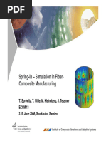 Spring-In - Simulation in Fiber-Composite Manufacturing