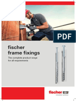 Fischer Frame Fixings: The Complete Product Range For All Requirements