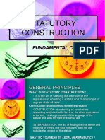 Statutory Construction Power Point