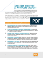 High-Pressure Boiler Inspection Procedures: A Complete Checklist