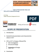 Guide On Determination of Characteristic Value and CP4 Vs EC7 in Bored Pile Design