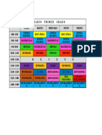 Horario Primer Grado