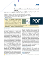 Salicylimine-Based Fluorescent Chemosensor For Aluminum Ions and Application To Bioimaging