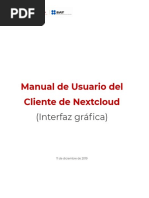 Manual de Usuario Cliente Nextcloud v1