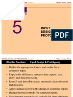 ch5 - INPUT DESIGN AND PROTOTYPING