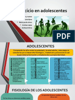 PRESCRIPCION DE Ejercicio en Adolescentes