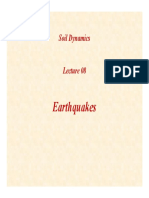 Earthquakes: Soil Dynamics