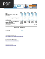 DCF Valuation Model ExitAdviser