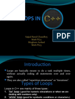 LOOPS IN C++ (Presentation)