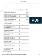 College Transcript