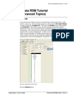 Historical Data RSM Tutorial (Part 2 - Advanced Topics) : Design Evaluation