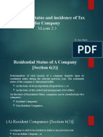 Day4 Residential Status and Incidence of Tax (9 Oct)