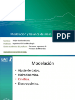 Modelación y Balance de Masa