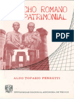 Libro de Derecho Patrimonial. Derecho Romano I