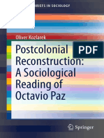 Postcolonial Reconstruction A Sociological Reading of Octavio Paz