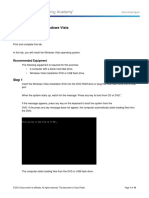 5.2.1.6 Lab - Install Windows Vista