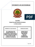 Central University of South Bihar: Submitted To Course Instructor Submitted by Student