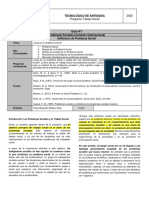 Texto N°1 GUIA No 1 Problemas Sociales 1. Contexto Internacional. ¿Qué Es Un Problema Social