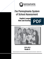 2018 PSSA ISS ELA Grade 8 PDF