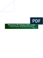 Primavera P6 Campus User Guide: UC/CSU/IOU 2009-2011 Energy Efficiency Partnership