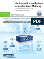 Cellular Connection and Protocol Conversion For Smart Metering