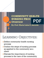 Community Health Nursing Process