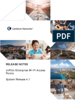 Cnpilot Enterprise Wi-Fi Access Points 4.1 Release Notes PDF